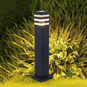 60 см E27 Наружные Водонепроницаемые Садовые тумбы, светильник для газона во дворе виллы, светильник для газона на дорожке для виллы, светильник для газона