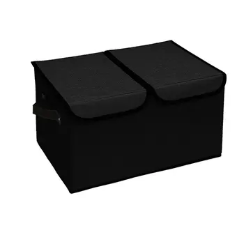 Коробка для отделки одежды из хлопчатобумажной и льняной ткани с двойным покрытием, Складной Ящик для хранения Jul2660