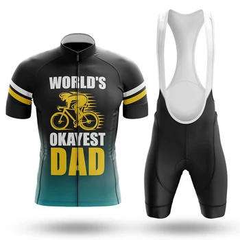 2023 Самый подходящий в мире комплект из джерси для велоспорта для пап, нагрудник, шорты, велосипедная одежда, комплекты для горных велосипедов, одежда