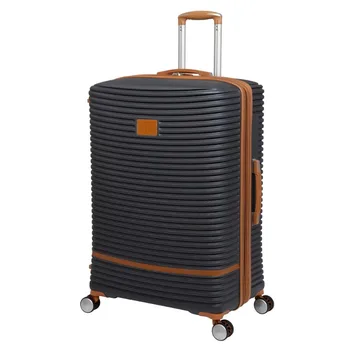 ее багаж, повторяющий 31-дюймовый жесткий багаж с возможностью расширения, серый