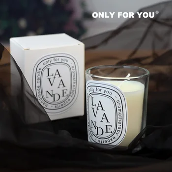 Прозрачная ароматизированная свеча компаньон подарок ответный подарок аромат Европейская романтическая свеча лампа настольные благовония ручной работы из соевого воска