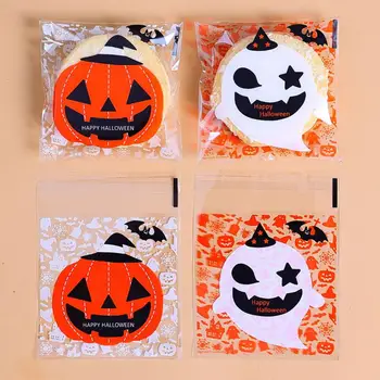 Идеи подарков ручной работы на Хэллоуин Подарочная упаковка на тему Хэллоуина Жуткие сумки для угощений на Хэллоуин Дизайн призрачной тыквы для праздника