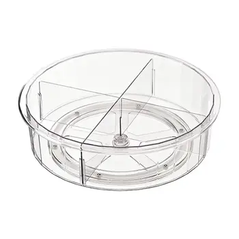Вращающийся круглый поворотный стол Для организации кладовой и хранения, Поворотный стол-органайзер для туалетного столика, холодильного столика, напитков