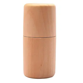 10 мл/20 мл Деревянный флакон для хранения эфирных масел Контейнер для бутылок Многоразового использования Духи Пустой тюбик для губ Хранение ароматерапии