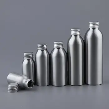 2/3/5 2шт, алюминиевая пустая бутылка для крема, лосьона, дорожный контейнер для шампуня