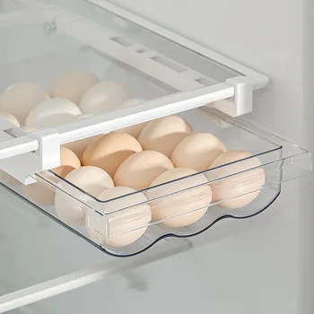 Холодильник органайзер для яиц в холодильнике органайзер для выдвижных ящиков Держатель полки в холодильнике Ящик для хранения овощей и фруктов