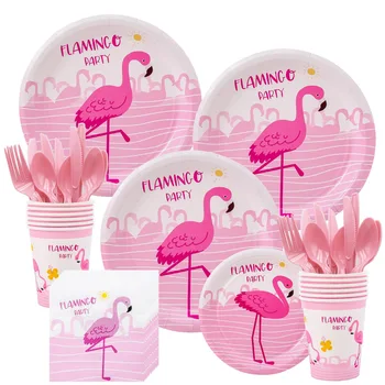 новый набор праздничных принадлежностей flamingo для детских украшений на день рождения.