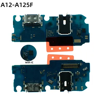С поддержкой IC быстрая зарядка Для Samsung A12 A125F USB Док-станция Зарядное Устройство Порт Плата Для Зарядки Гибкий Кабель