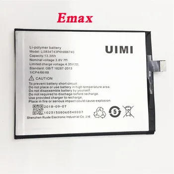 Аккумулятор мобильного телефона для UIMI emax battery 3000 мАч Длительное время ожидания Высокая емкость для UIMI Li3834T43P6h886740 battery