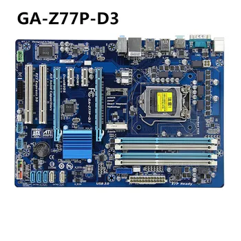 Для настольной материнской платы GA-Z77P-D3 Z77 Socket LGA 1155 i3 i5 i7 DDR3 32G ATX UEFI BIOS Оригинальная Материнская плата Z77P-D3