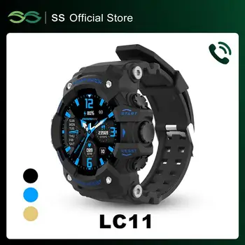 Спортивные часы LC11 Smart Для мужчин, спортивный фитнес-трекер, умные часы для женщин, водонепроницаемый пульсометр, умные часы с контролем содержания кислорода в крови для IOS