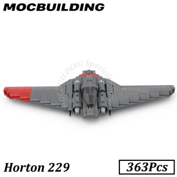 Horton 229 Bomber Aircraft MOC Строительные блоки, кирпичи, строительные игрушки, развивающие игрушки для детей, подарки для детей