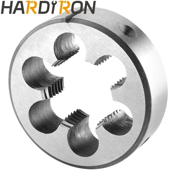 Круглая плашка для нарезания резьбы Hardiron 3/4-14 UNS, машинная плашка для нарезания резьбы 3/4 x 14 UNS Правая рука