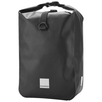 Sahoo 1 шт. Велосипедная сумка, водонепроницаемая сумка для багажного сиденья со светоотражающими элементами, 10 л черного цвета