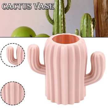 Современная ваза для цветов Белая Розовая Зеленая Пластиковая Ваза Цветочный горшок Ваза Для украшения дома Гостиной Орнамент Цветочная композиция