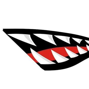 2шт Светоотражающие наклейки с зубами акулы, защищающие от царапин, наклейки для каяка, каноэ, шлюпки