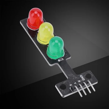 Мини-светофор 5 В, светофор 5 мм, красный, желтый, Зеленый Модуль для модели системы светофора