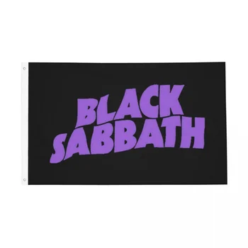 Музыкальный флаг Black Sabbath, наружный баннер, украшение из полиэстера в виде рока, яркие флаги размером 2x3, 3x5, 4x6 футов