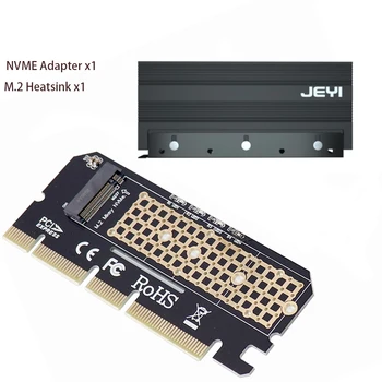 Адаптер NVME M.2 NVME SSD К PCIe 4,0x4 Адаптер для Звуковой Карты ПК Pci Express M2 M-Key Адаптер с Алюминиевым Радиатором