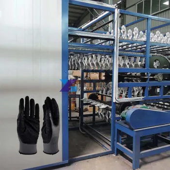 Автоматизация промышленных машин для изготовления перчаток с нитриловым покрытием, машин для обмакивания резиновых перчаток