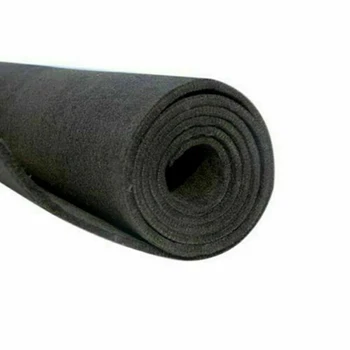 Универсальный графитовый войлок, заводская мастерская углеродного войлока 200x300 мм, черная высокотемпературная изоляция толщиной 5 мм