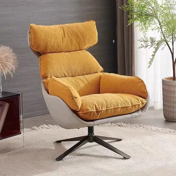 Поворотное кресло для гостиной, ленивый диван, акцент Роскошного салона, Скандинавское кресло, диван для спальни, мебель для дома Fauteuil