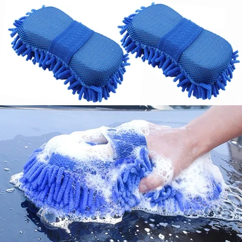 Коралловая губка для мытья автомобиля, губка для чистки, щетки для ухода за автомобилем, Губка для мытья, перчатки для авто, Чистящие средства для укладки волос