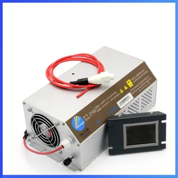 Источник питания CO2-лазера мощностью 100-120 Вт, монитор AC90-250V EFR-трубка для CO2-лазерного станка для гравировки и резки Z100 серии Z