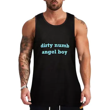 Новый грязный оцепенелый мальчик-Ангел, майка, рубашка без рукавов, мужская футболка для спортзала, хлопковые футболки, мужские