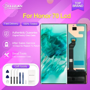 6,67-Дюймовый Дисплей FNE-NX9 Для Huawei Honor 70 Lcd Touch Panel Screen Digitizer FNE-AN00 В Сборе С Заменой Рамки