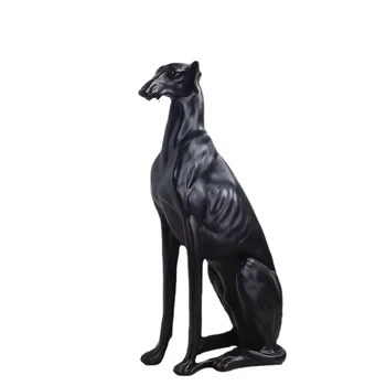 Статуэтка собаки в скандинавском стиле, украшение для дома, подарки, украшение интерьера, украшение гостиной 75 см, поделки из смолы