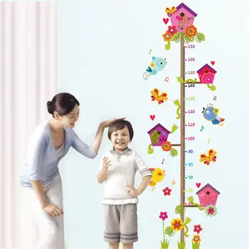 Орнамент для наклеек по высоте надежные материалы Наклейки по высоте для детей широкое применение шкала высоты для украшения детской комнаты