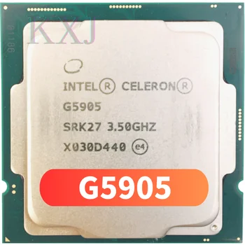 Новый Настольный процессор Intel Cerleon G5905 с 2 ядрами 3,5 ГГц LGA1200 Чипсет Intel 400 серии 58 Вт