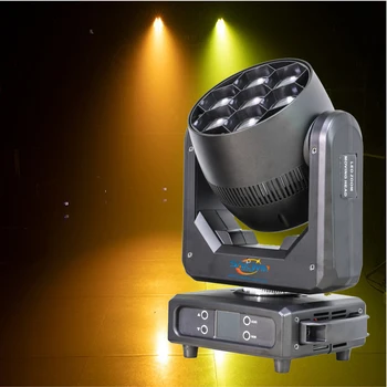 Заводской CE/ROHS Aura 7X40W RGBW ZOOM LED Moving Head Wash Light DJ Stage Lighting Для Клубной Вечеринки с PowerCon 4-60 Градусов