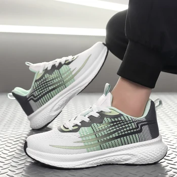 Новые мужские кроссовки 2023 года, Дышащая спортивная обувь на открытом воздухе, легкие кроссовки для мужчин, удобная обувь для спортивных тренировок