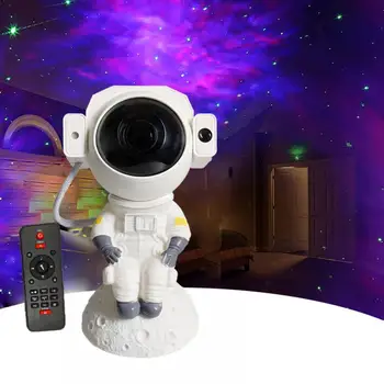 Новый проектор астронавта Galaxy Проектор звездного неба Красочный вращающийся проектор мечты для гостиной спальни Рождественский подарок для детей