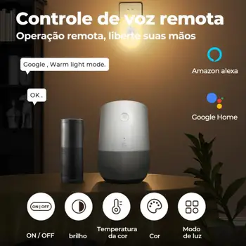 Смарт-штекер, датчик движения Pir, Wifi, автоматический ночник для детской, Спальня Alexia, светодиодные ночные светильники для Alexa Google Умный дом
