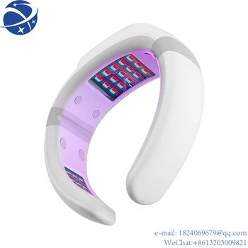 Портативное устройство для снятия боли в шее Yun YiHousehold с 630-нм красным светом и 464-нм синим светом со светодиодной терапией