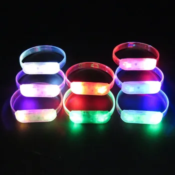 Светодиодный браслет для вечеринки, светящийся неоновый световой стержень, браслет для вечеринки, нарукавная повязка для ночного бега, светодиодный световой ремешок, светящаяся лента для пощечин