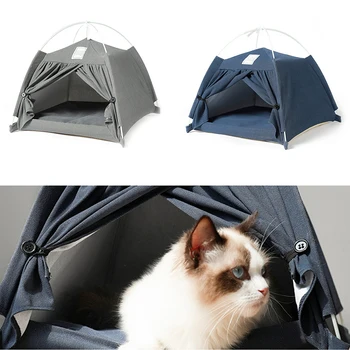 Наружная портативная складная палатка для милых домашних животных для котенка, маленькой кошки, собаки, щенка
