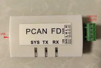 Анализатор USB to Can fd, совместимый с pcan USB fd pcan view canbus monitoring