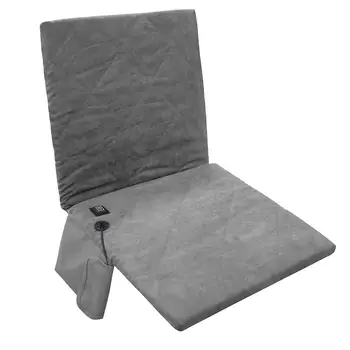 Портативная подушка сиденья с подогревом, 3 режима Регулируемой подушки с подогревом, Питание от USB, Складная подушка для спинки стула для рыбалки на открытом воздухе