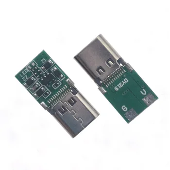 USB 3.1 Type C 5/9/12/15/20 В Разъем Для Быстрой Зарядки PD Trigger Разъем Для Сварки Печатных Плат Разъемы Для Ноутбуков Адаптер Питания