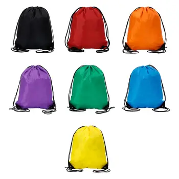 Рюкзак на шнурке Спортивная сумка для спортзала Авоська для детей Женщин на открытом воздухе