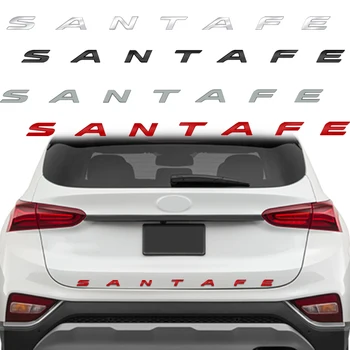 3D Буквенная Эмблема Автомобиля, Украшение Значка На Переднем Капоте, Наклейка на Задний Багажник, Подходит для Hyundai Santa Fe Hybrid SantaFe Logo Auto Products