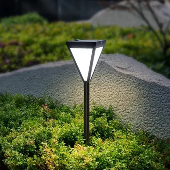 Солнечная вставляемая лампа, садовая водонепроницаемая светодиодная лампа, уличная парковая лампа для газона, Алюминиевая простая дорожка, лампа для травы, грунтовая лампа