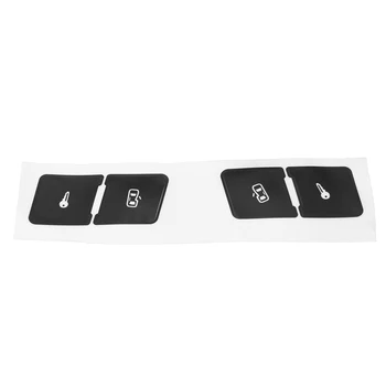 Для автомобильных наклеек Audi A3L Набор Матово-черных автомобильных наклеек Кнопка включения дверного замка Ремонтные наклейки Наклейки Исправлена Уродливая кнопка