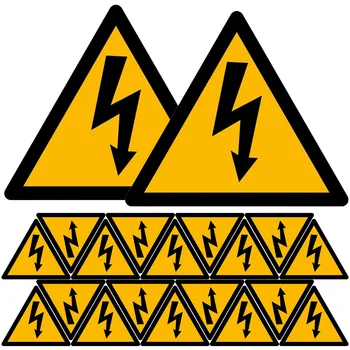 Внимание Наклейки высокого напряжения Этикетки на электрических панелях Знак Предупреждения Об опасности Ударов Наклейка на забор