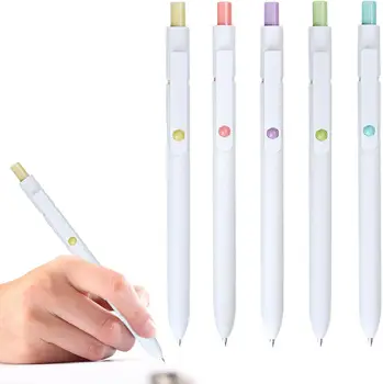 Выдвижные гелевые ручки, гелевые шариковые ручки с выдвижным кончиком 0,5 мм - идеально подходят для заметок, рисования, использования дома, в школе, для рукоделия.
