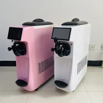 Коммерческая Полностью Автоматическая машина для производства мягкого мороженого PBOBP из нержавеющей стали 220 В/110 В Вертикальное холодильное оборудование